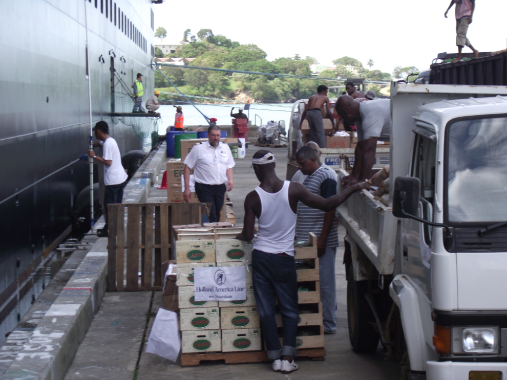 Hurricane aid, St. Lucia