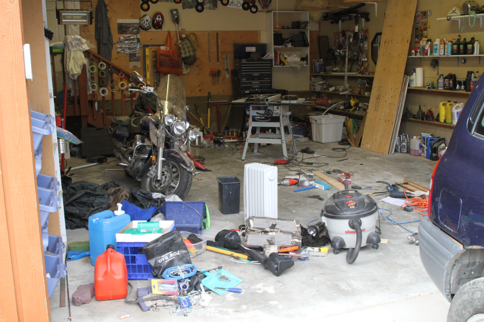 Messy garage