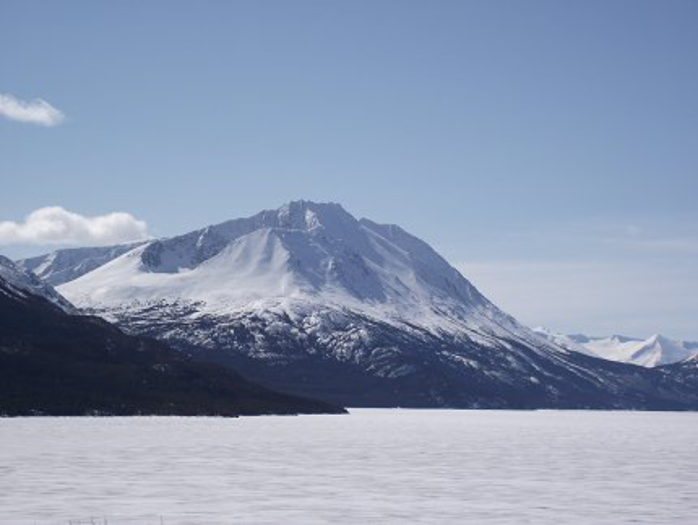 Frozen Tutshi Lake, BC