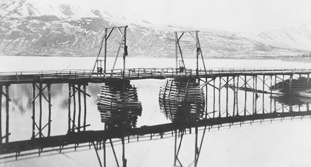 1905 wagon bridge at Carcross, Yukon