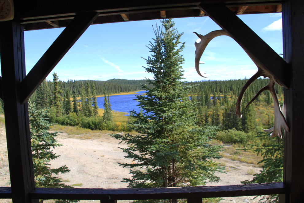 Conservation Officers' cabin along the Aishihik Road, Yukon