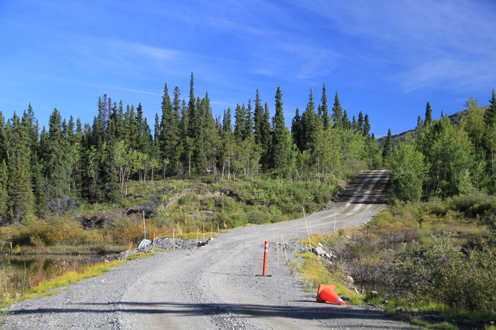 Culvert repair on the Aishihik Road, Yukon