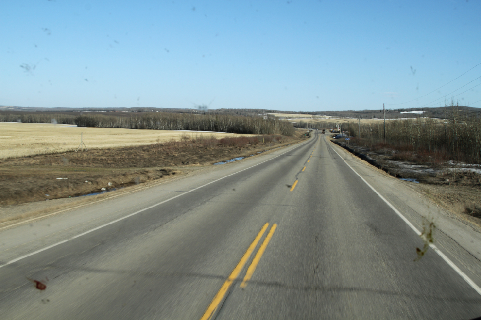 Alaska Highway near Dawson Creek, BC