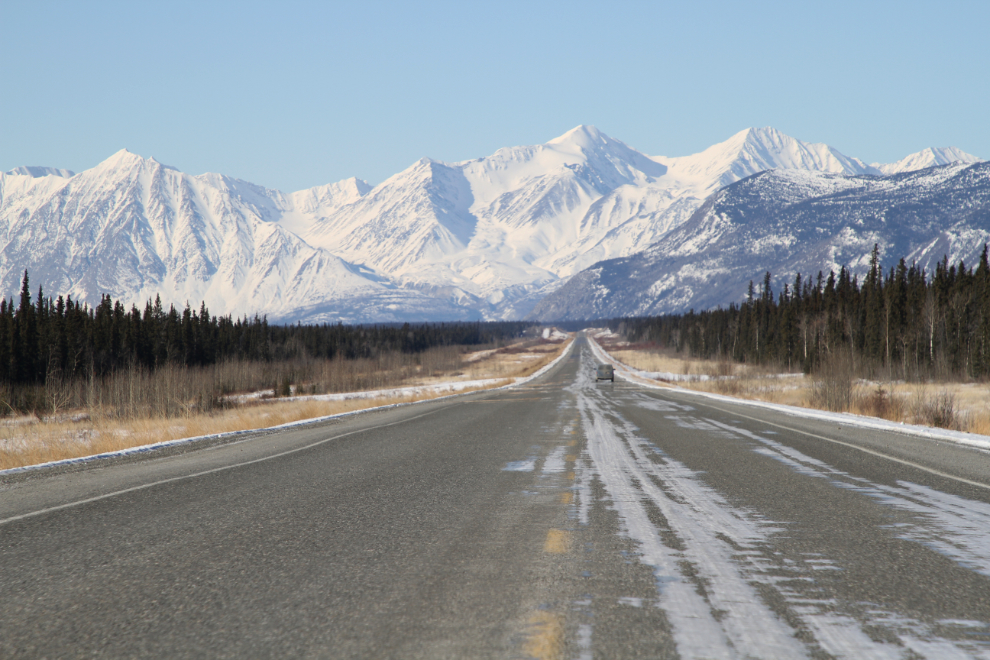 The Alaska Highway near Haines Junction, Yukon