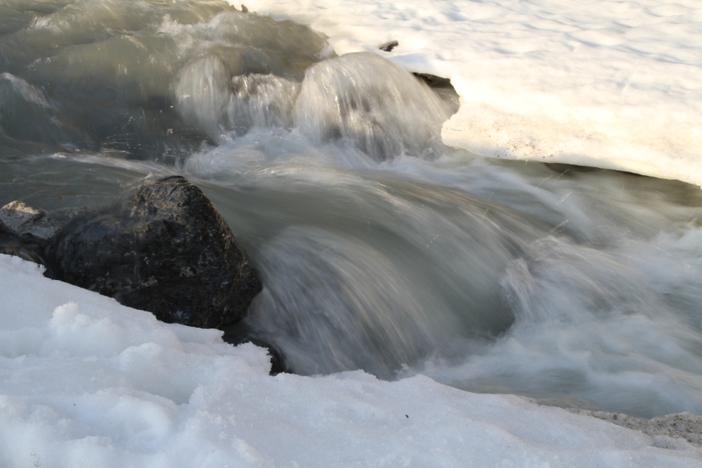 Run-off creek near Muncho Lake, BC