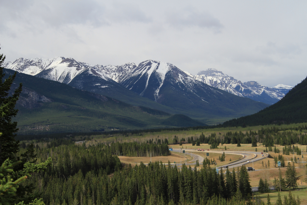 Highway 1 at Banff