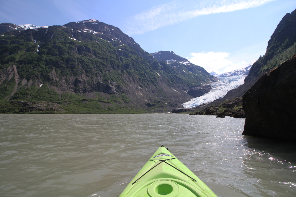 Kayaking to the Bear Glacier