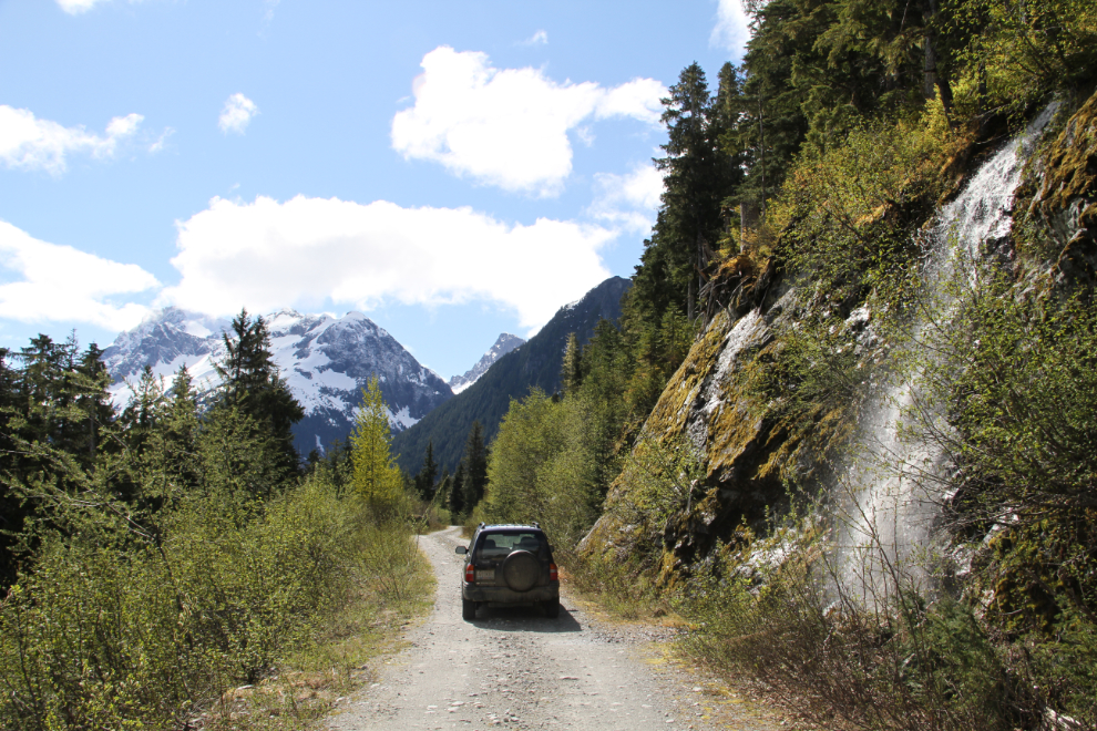 The Clayton Creek Forest Service Road at Bella Coola, BC