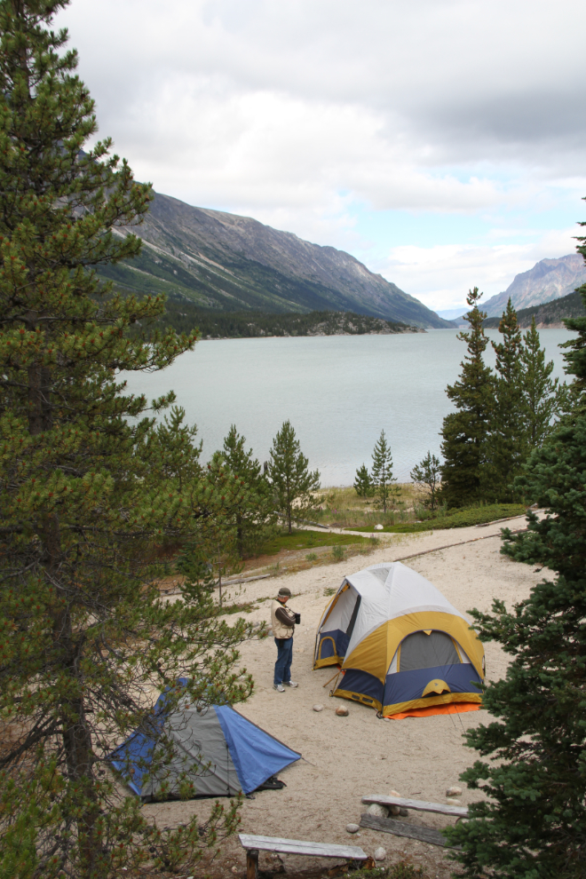 Camping at Bennett, BC