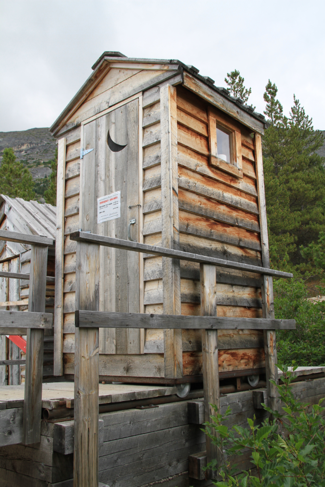 Outhouse at Bennett, BC