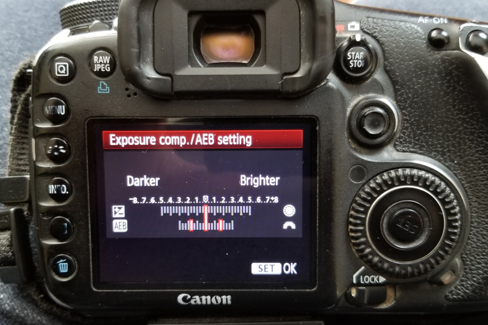 Shooting HDR images