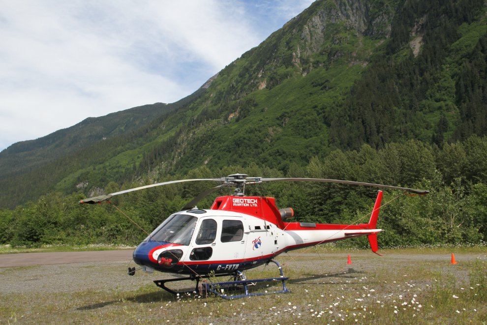 Geotech Aviation's 2010 Aerospatiale AS-350B-3 Ecureuil at Stewart, BC