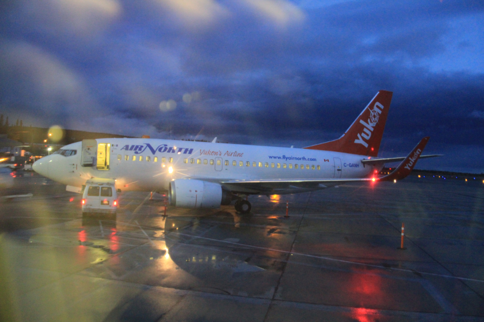 Air North Boeing 737 C-GANH on the ramp in Whitehorse