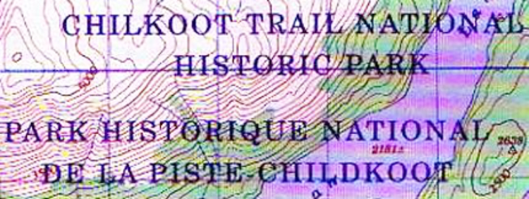 Childkoot Trail map typo