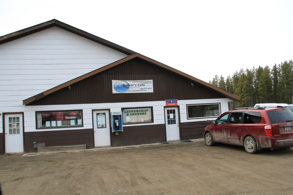 Rumors Cafe at Dease Lake on BC Highway 37, the Stewart-Cassiar