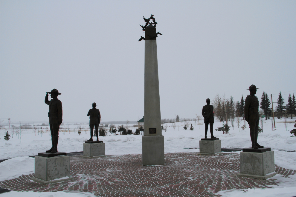 Fallen Four Memorial Park, Mayerthorpe, Alberta