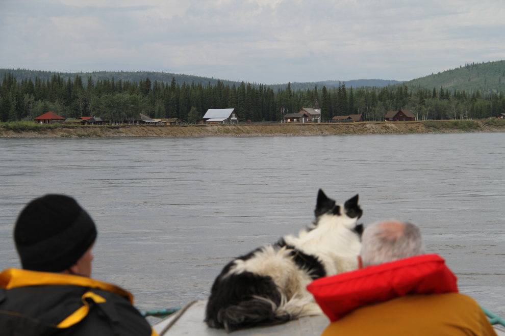 Crossing the Yukon River to Fort Selkirk