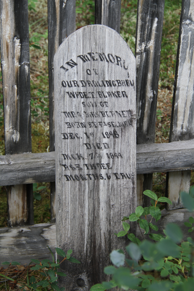 Baby's grave at Fort Selkirk, Yukon
