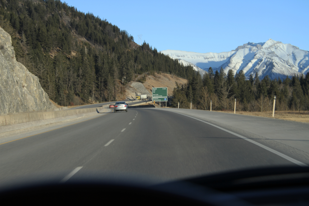 Highway 1 near Banff