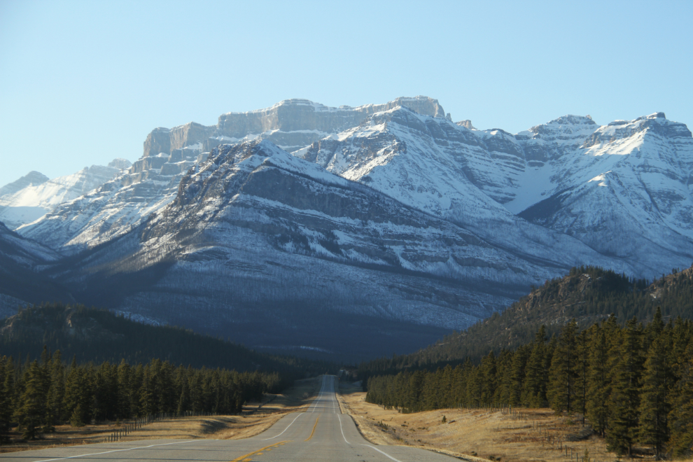The Canadian Rockies on Alberta Highway 11