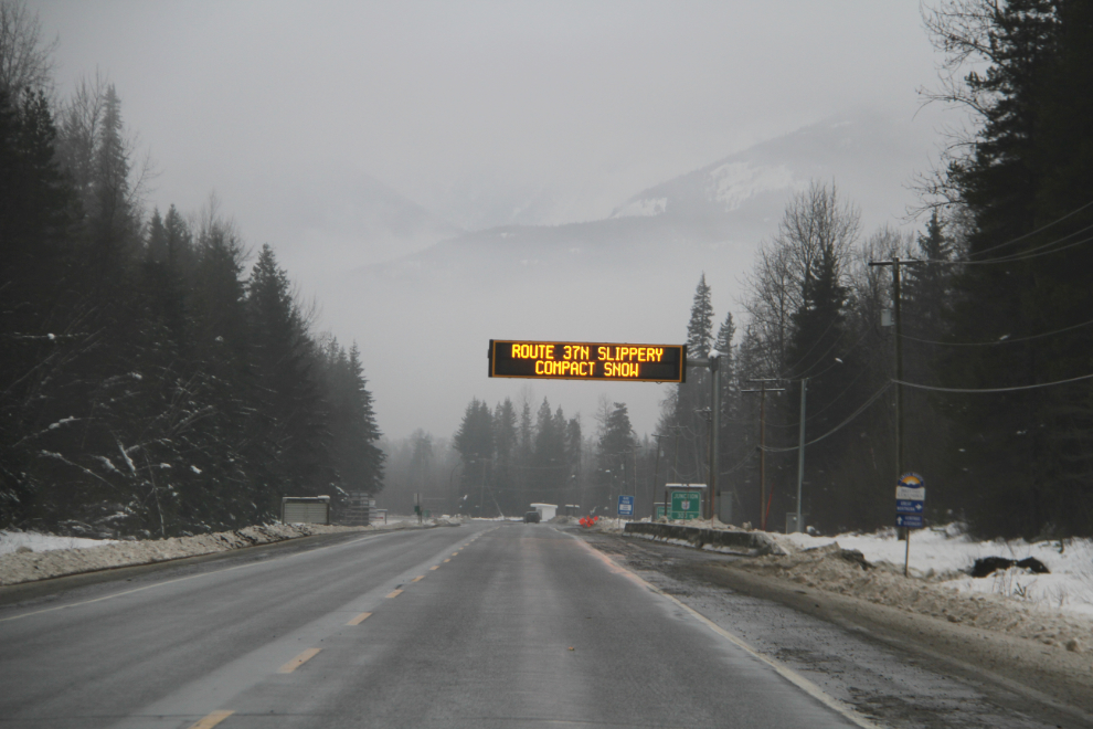 The junction of Highway 16 and Highway 37, the Stewart-Cassiar