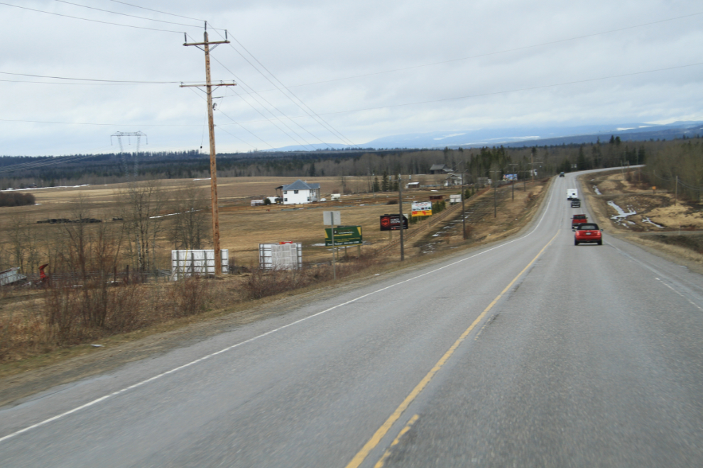 BC Highway 16 west of Prince George