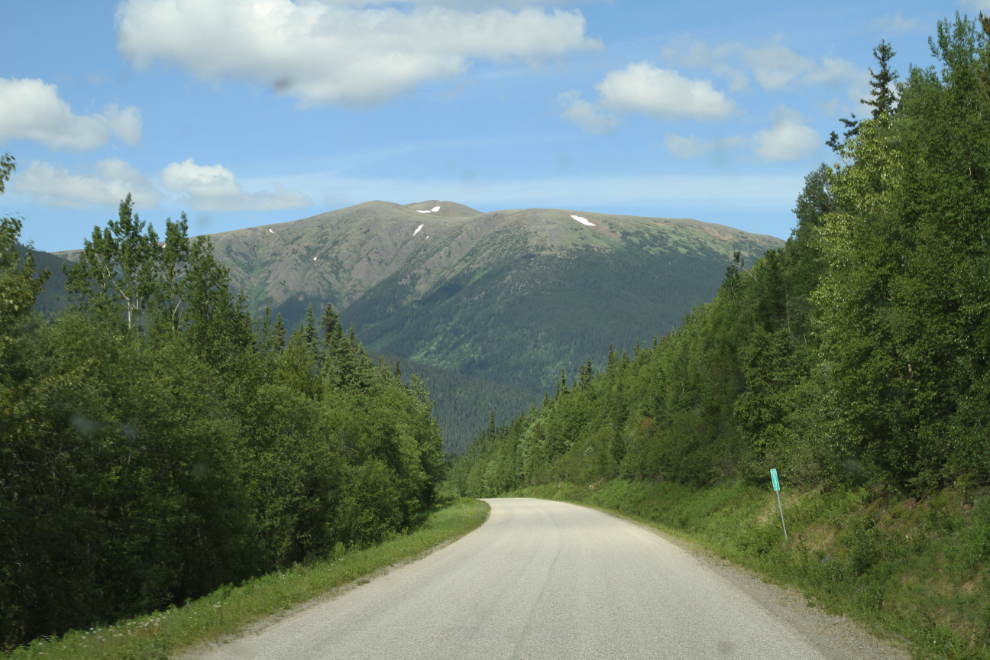 The view north at Km 545 of the Stewart-Cassiar Highway