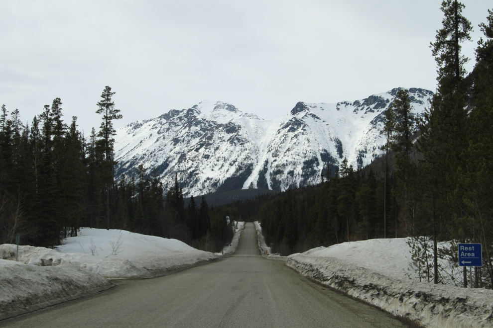 Along the northern section of BC Highway 37, the Stewart-Cassiar, at the Cottonwood River