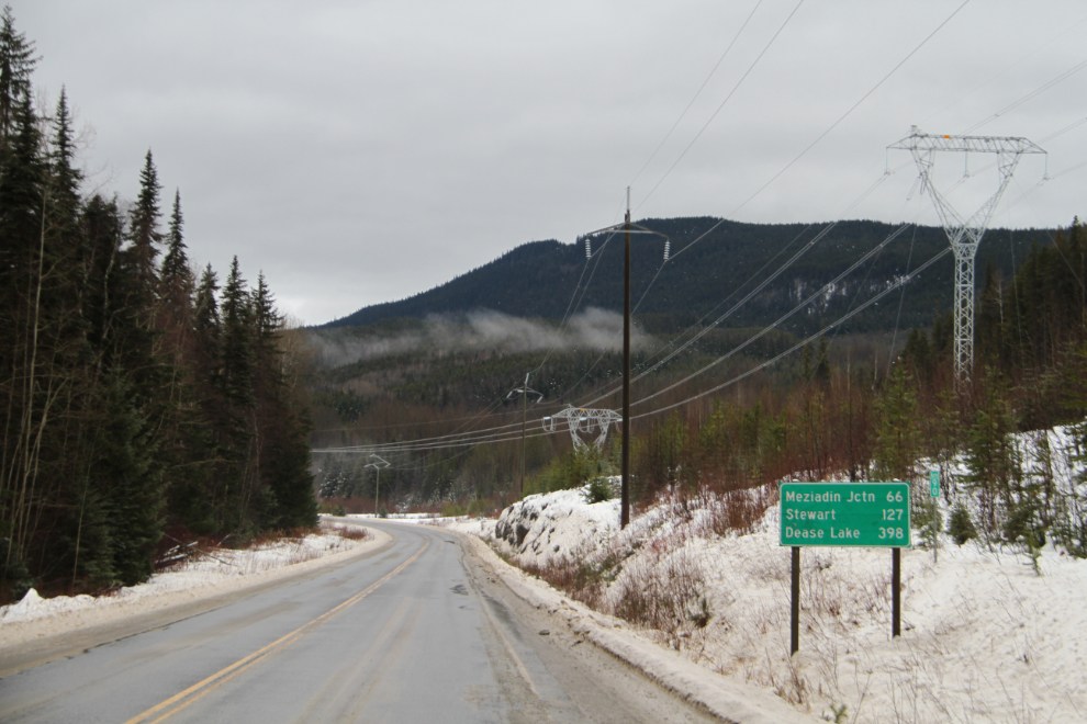 Stewart-Cassiar Highway Km 90, in December