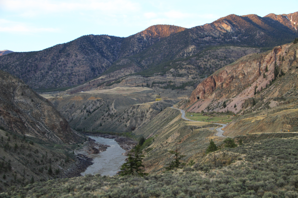 The Fraser River north of Lillooet