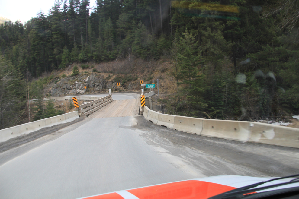 One-lane bridge on the Duffey Lake Road