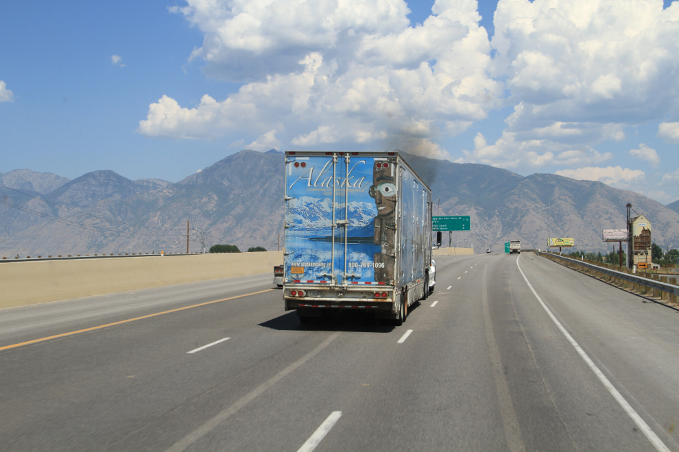 Alaska moving truck in Utah