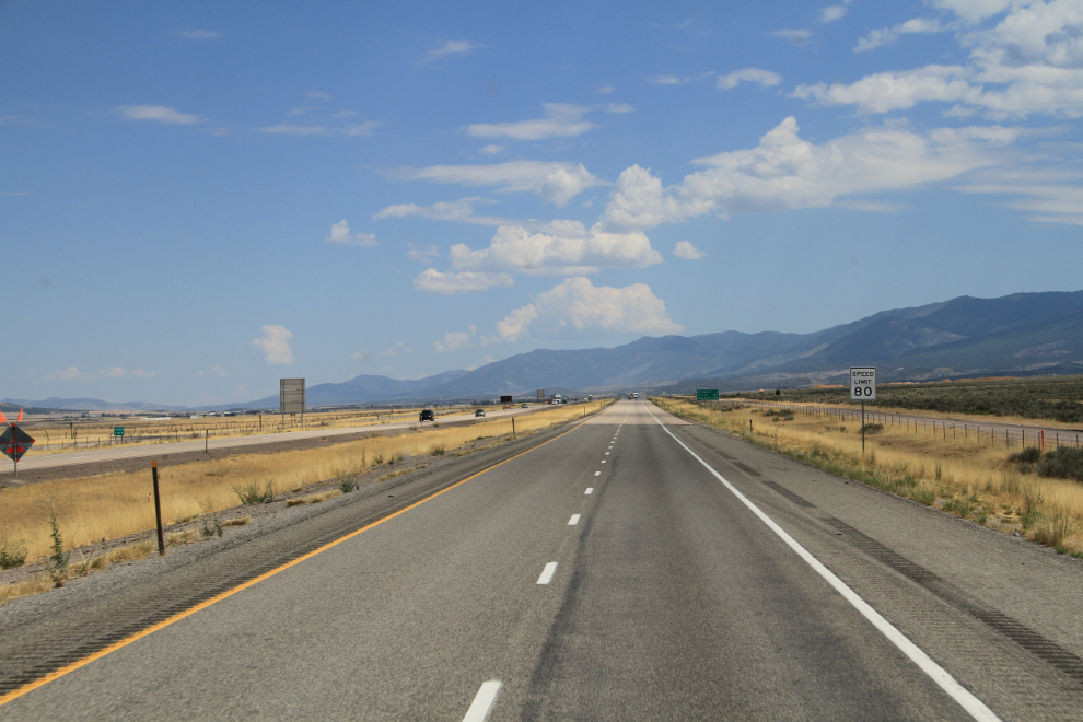 80 mph speed limit on I-15 in Utah