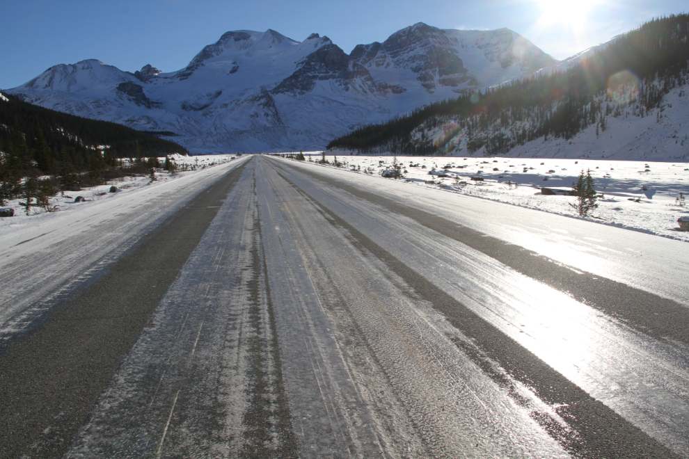 Ice on the Icefields Parkway