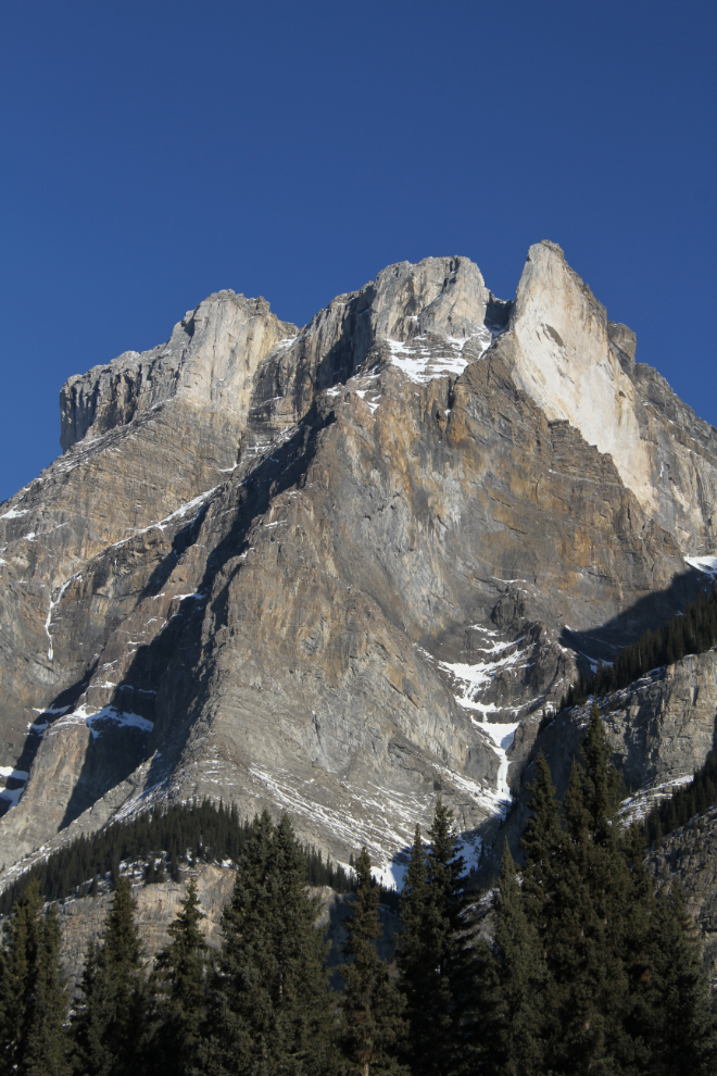Peaks along the Icefields Parkway