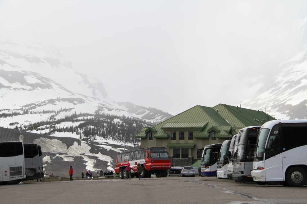 Columbia Icefield and the Icefield Centre, Icefields Parkway