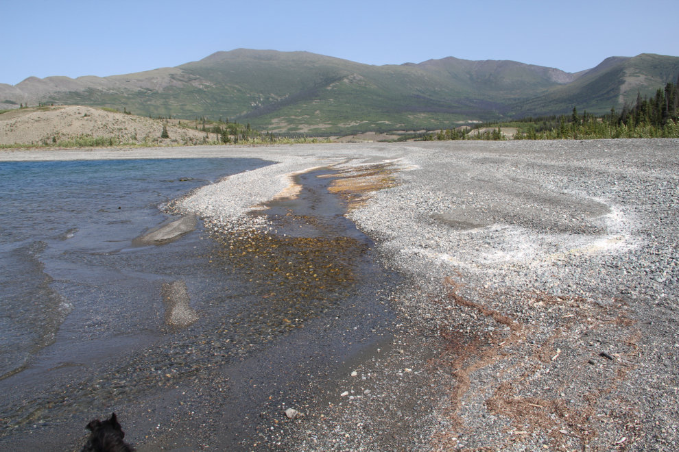 Cultus Bay / Cultus Lake draining into Kluane Lake, Yukon