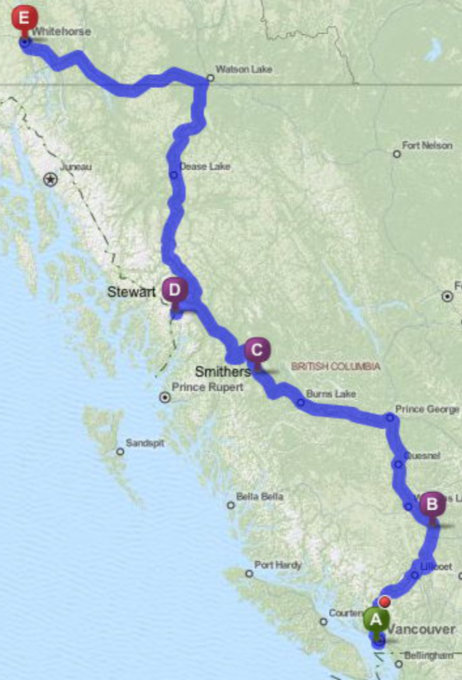 The great BC road trip