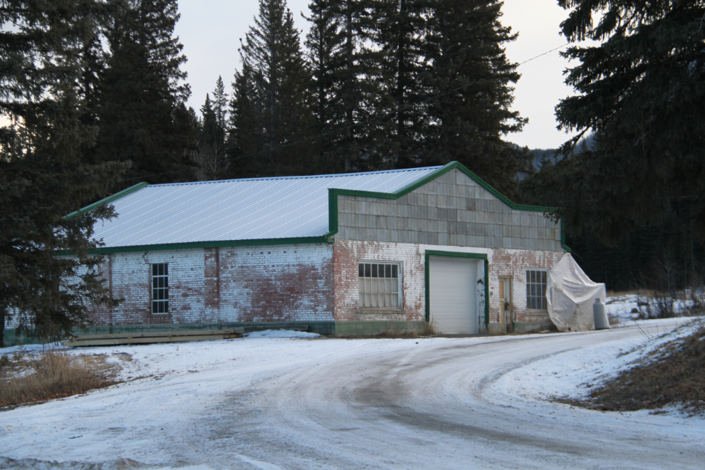 Historic Shanks Garage in Nordegg, Alberta