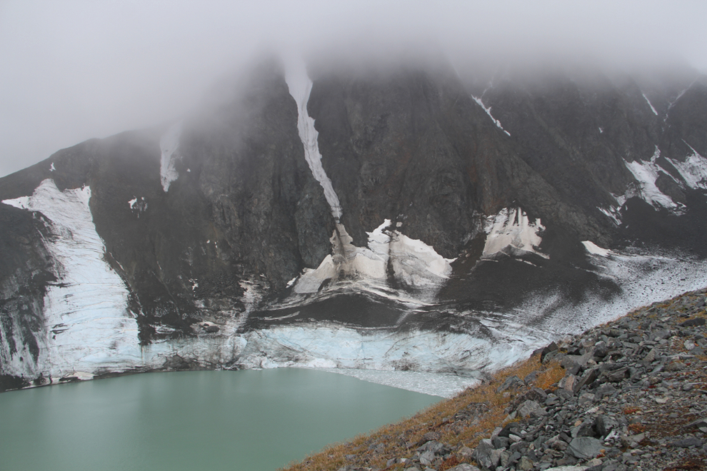 Remnant glacier at Paddy Peak, BC