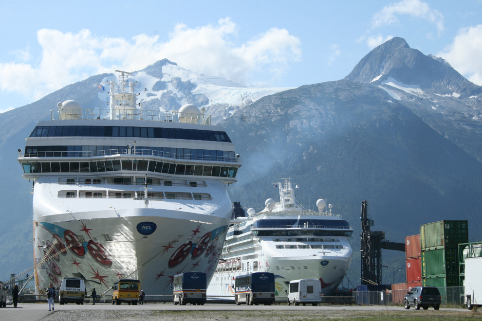 Cruise ships at Skagway