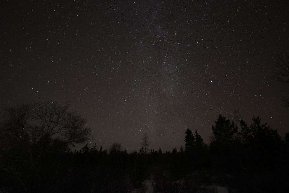 Night sky in the Yukon