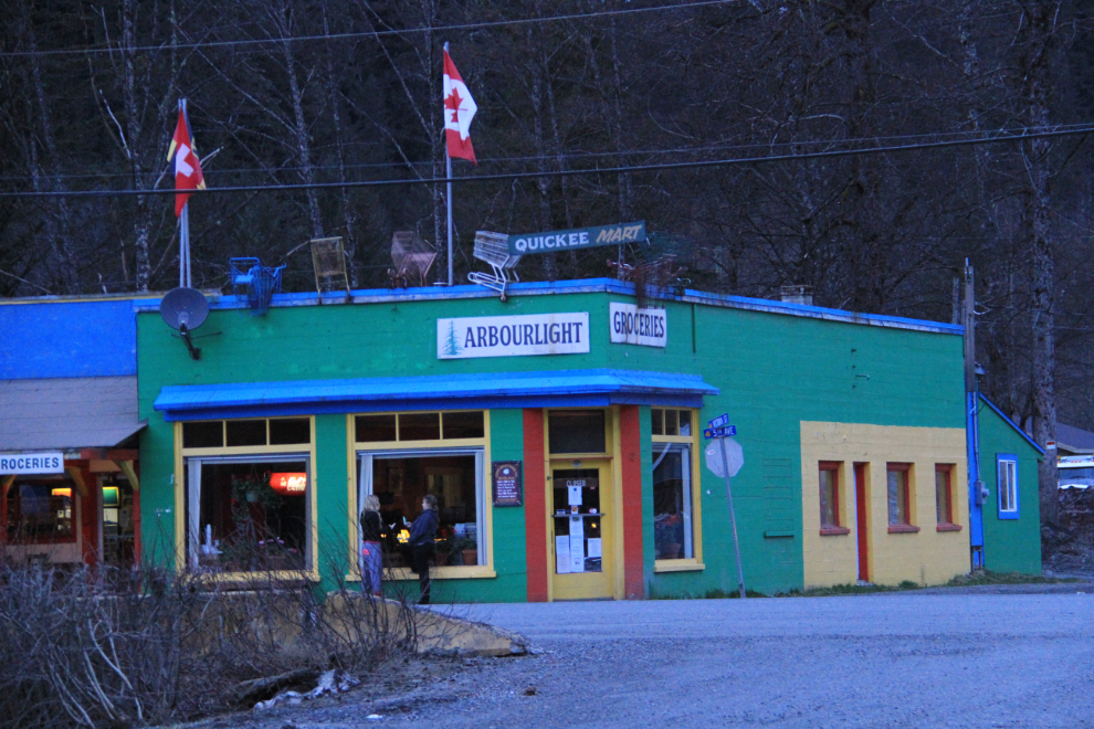 Grocery store in Stewart, BC