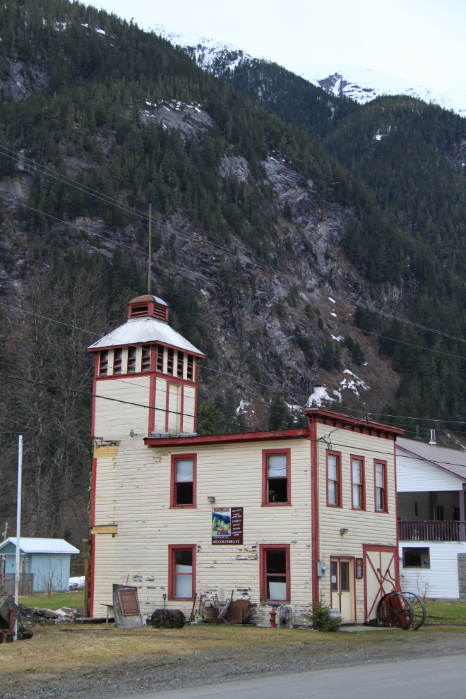 1910 firehall in Stewart, BC