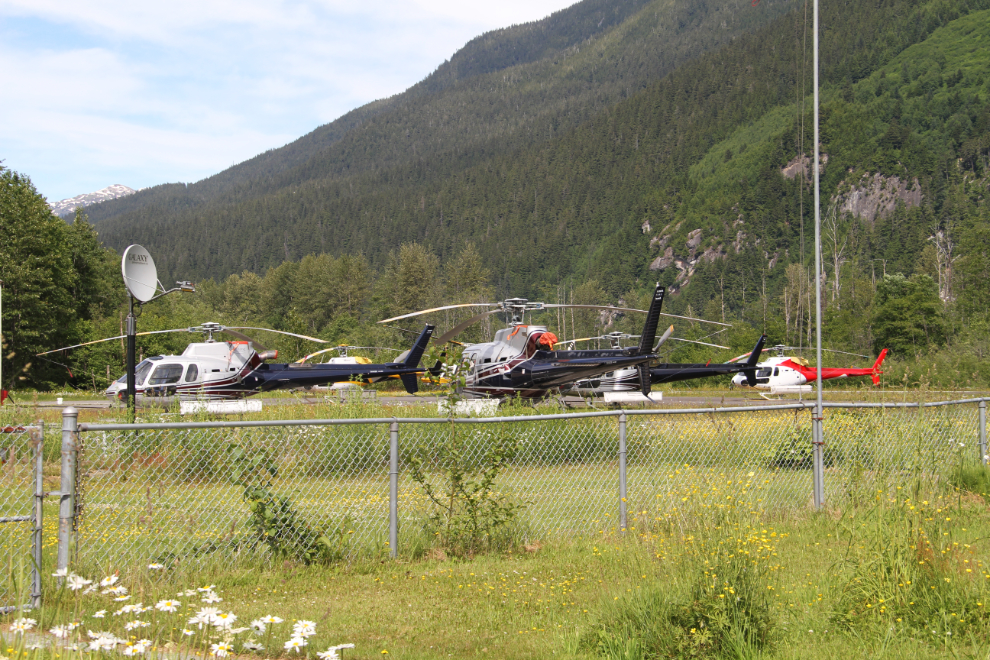 Helicopters at Stewart, BC