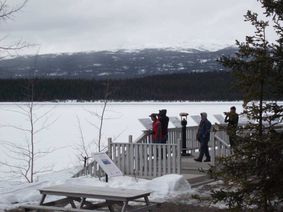 Swan Haven Interpretation Centre on Marsh Lake, Yukon
