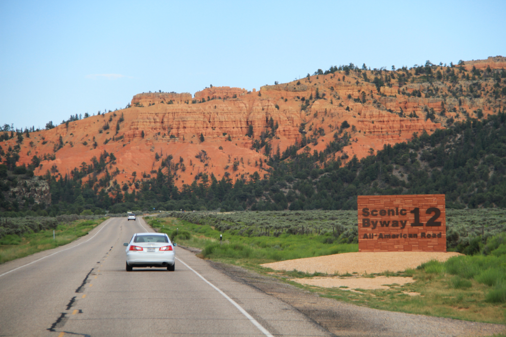 Highway 12 to Bryce Canyon, Utah