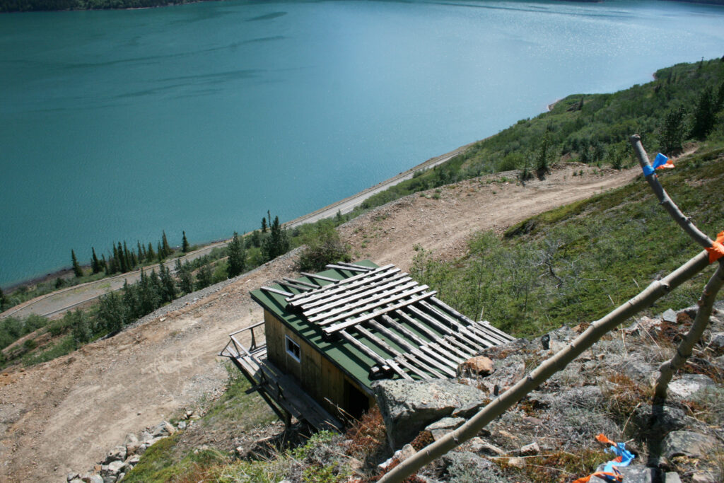 Hiking to the Venus Silver Mine's 1901 cabin - South Klondike Highway, Yukon