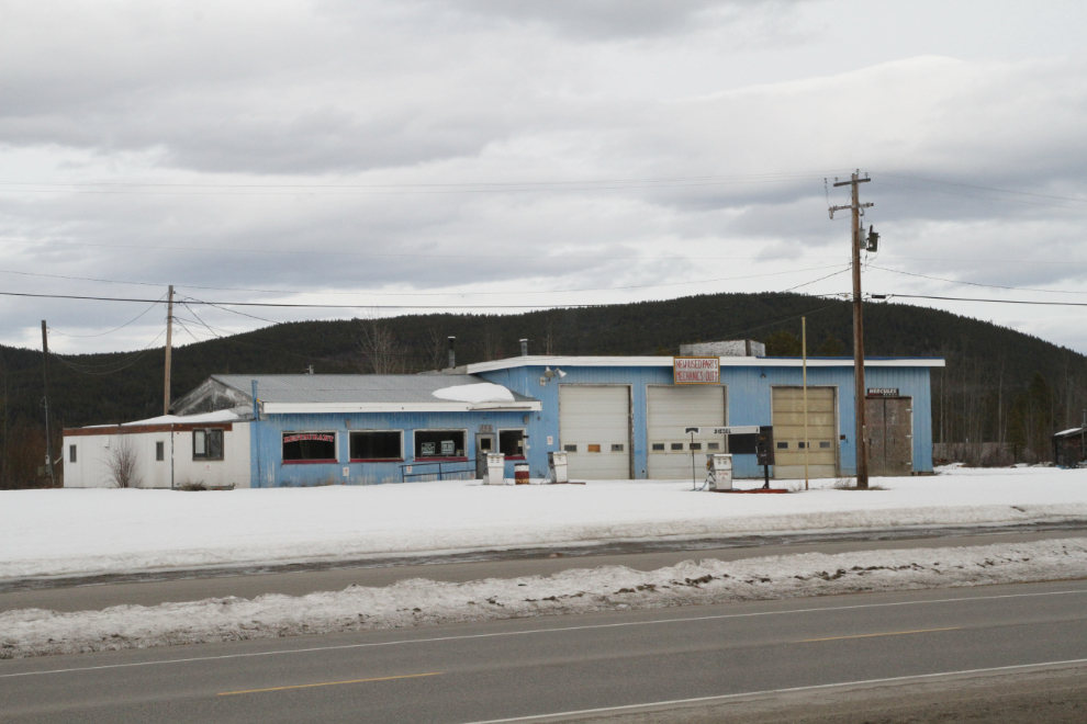 Bee Jay's gas station and restaurant in Watson Lake