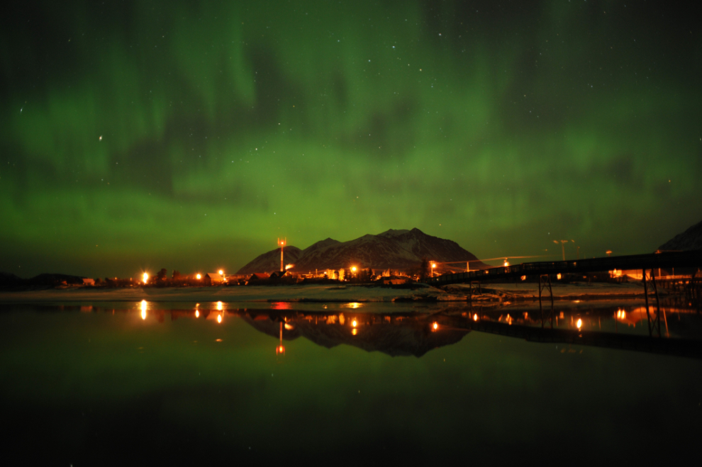 Aurora borealis at Carcross - by Wayne Roberts